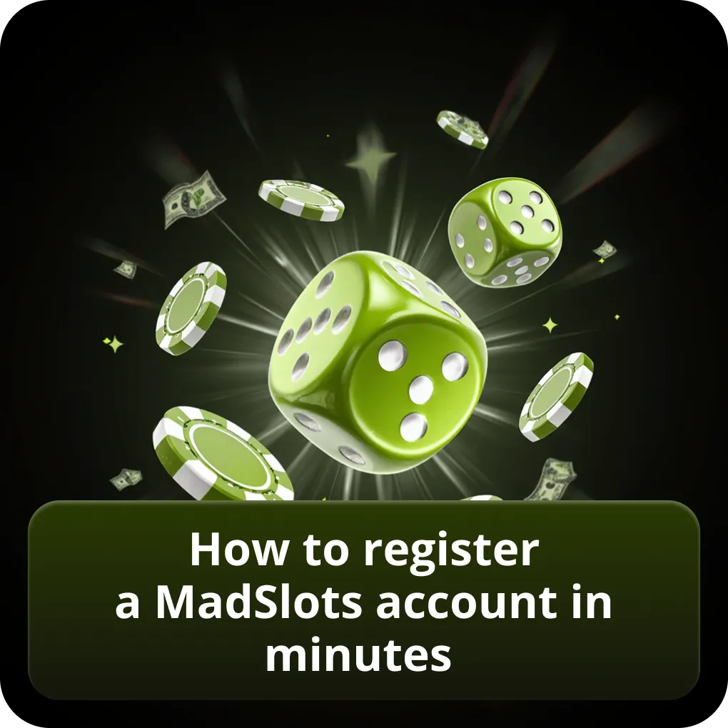 How to register a MadSlots account in minutes